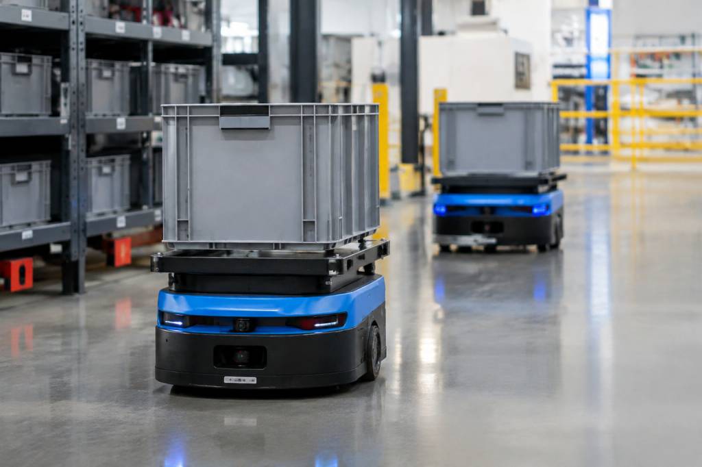 Milkrun : optimiser les flux logistiques grâce aux robots mobiles