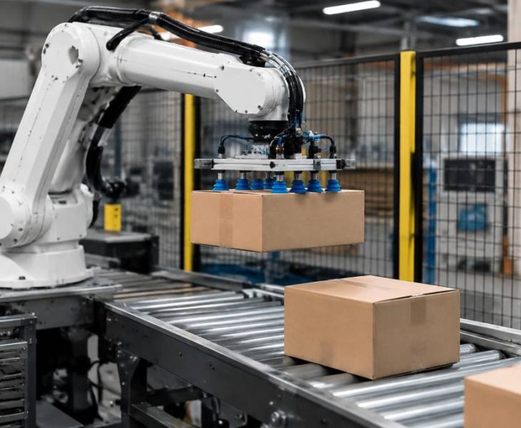 Mise en carton : comment automatiser l’emballage avec un robot ?