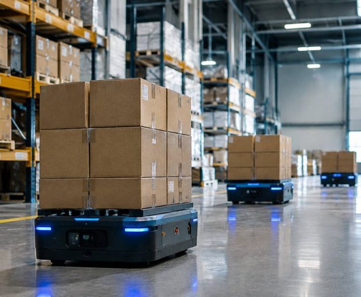 Logistique manutention : optimiser les flux grâce aux robots autonomes